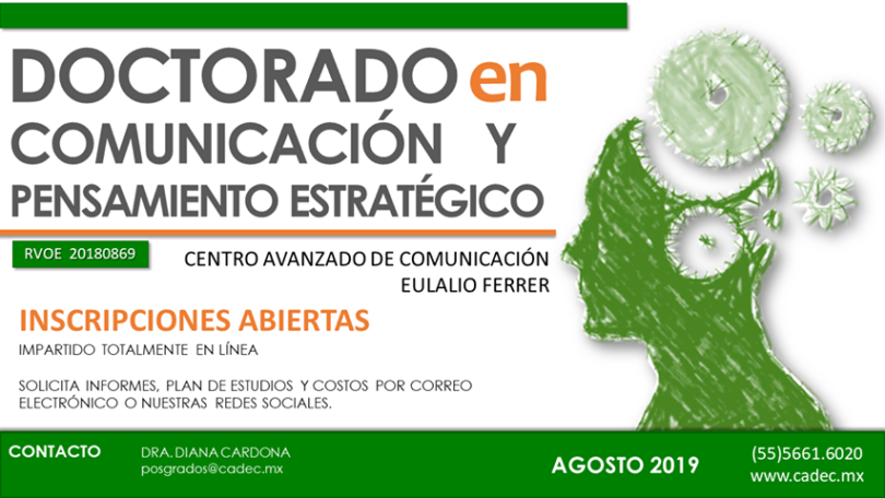 Doctorado en Comunicación y Pensamiento Estratégico