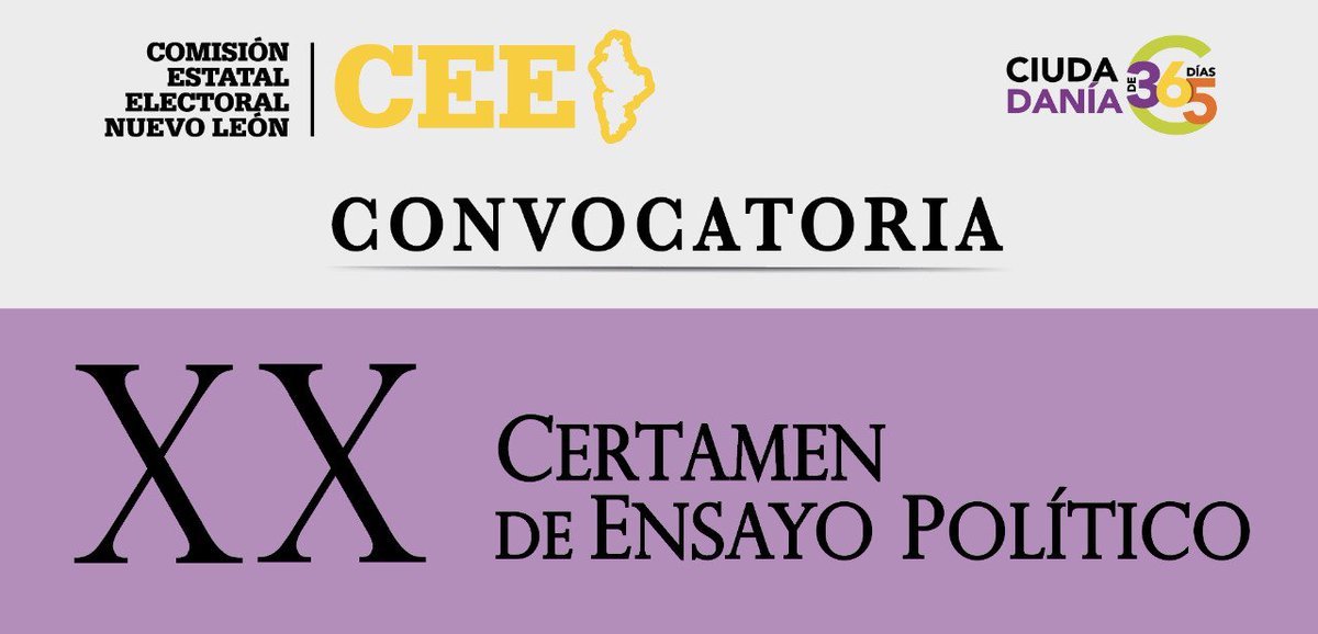 XX Certamen de Ensayo Político