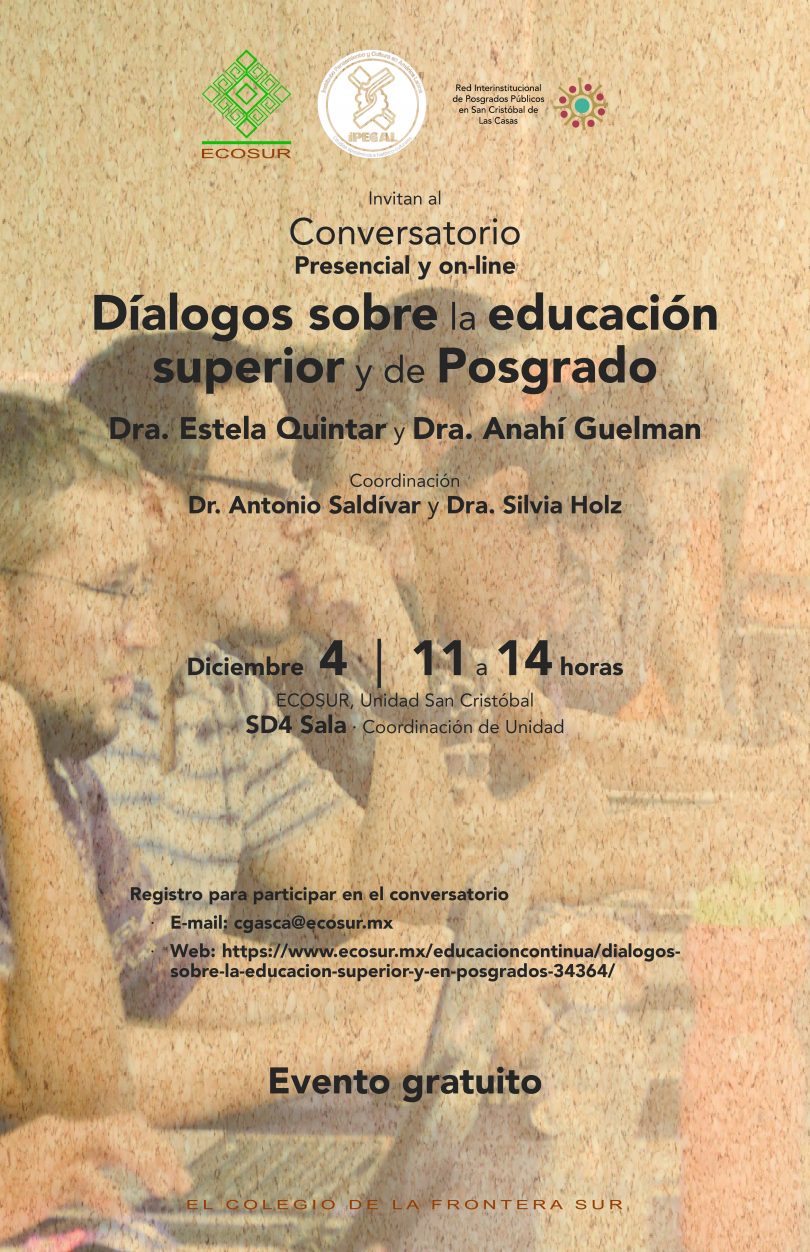 Diálogos sobre la educación superior y de posgrado