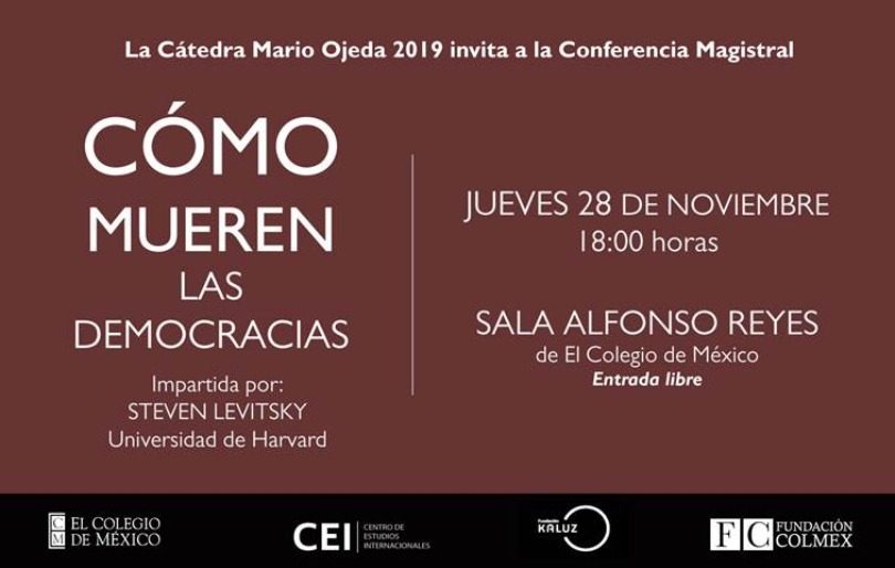 Conferencia magistral: Cómo mueren las democracias