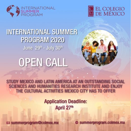 Programa Internacional de Verano – Colmex