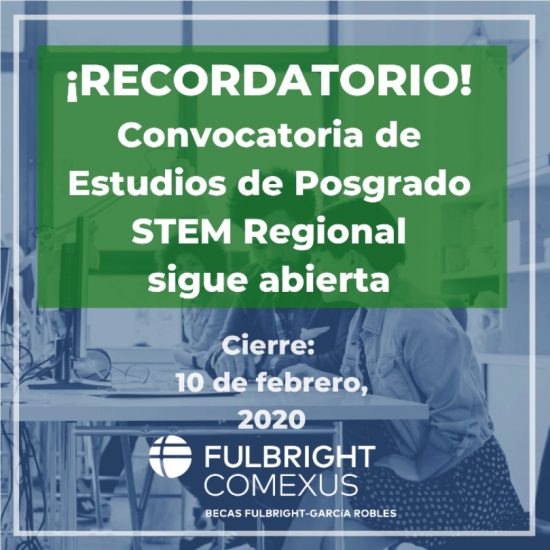 Convocatoria STEM-Regional. Comexus