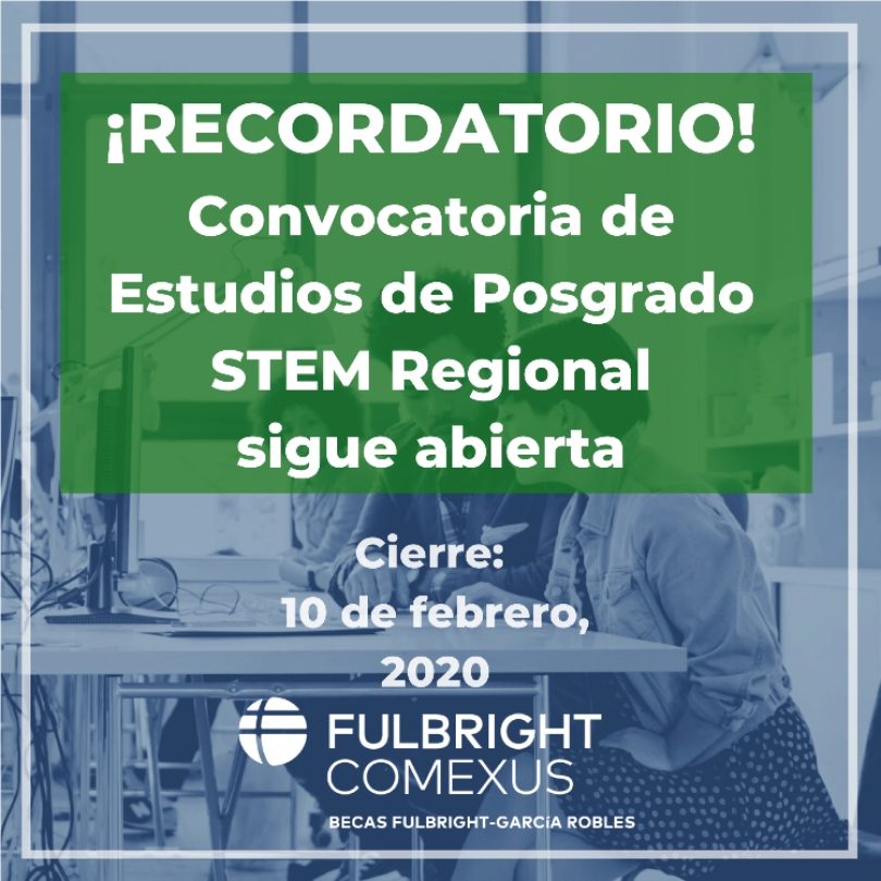 Convocatoria STEM-Regional- Comexus