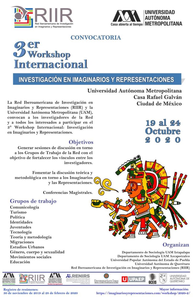 III Workshop: Investigación en Imaginarios y Representaciones