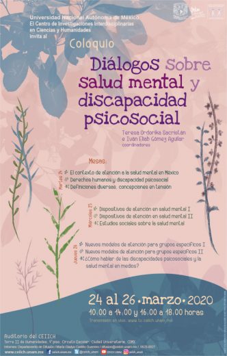 Diálogos sobre salud mental y discapacidad psicosocial