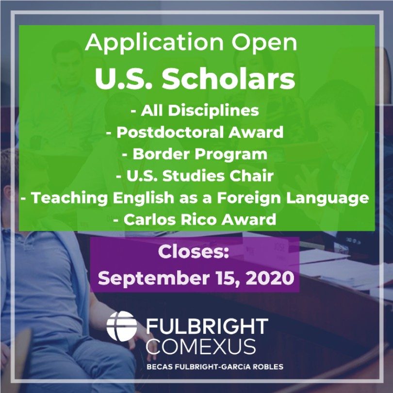 U.S. Scholars open application