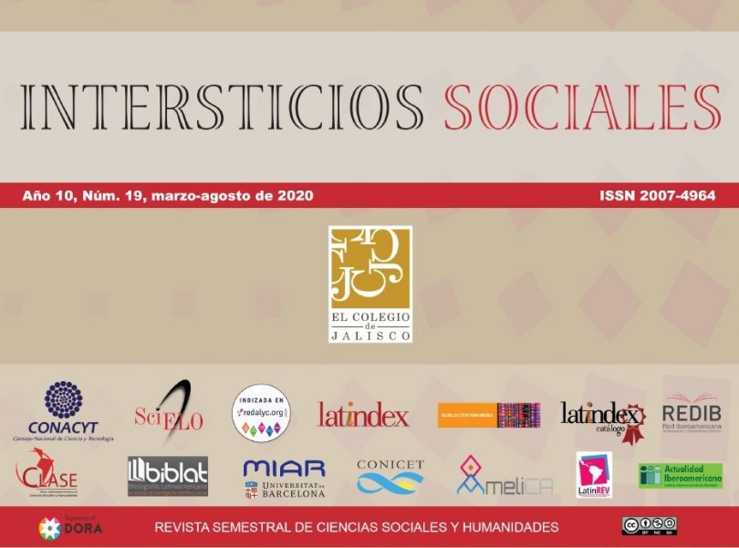 Intersticios Sociales, núm. 19 (2020)