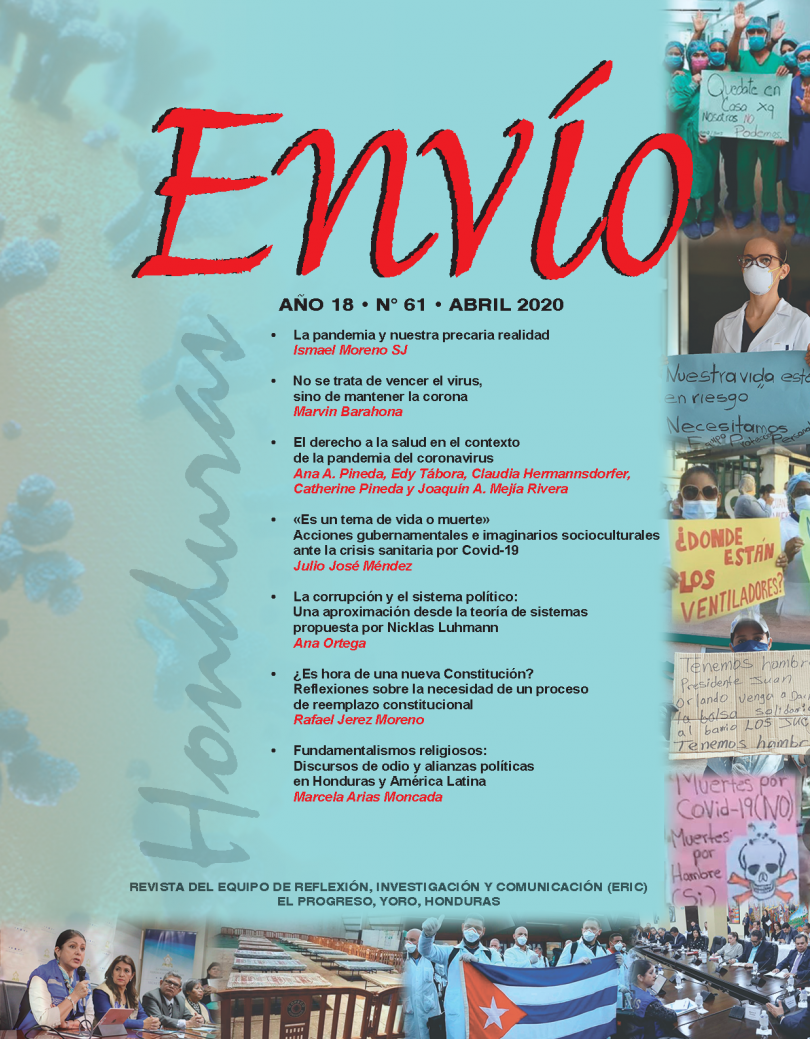 Revista Envío, año 18, núm. 61, abril 2020