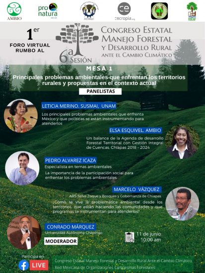 1er Foro virtual rumbo al Congreso Manejo Forestal y Desarrollo Rural