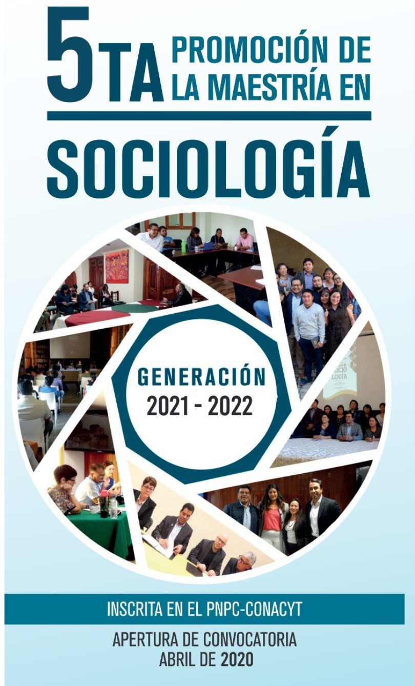 5ta promoción Maestría en Sociología, IISUABJO