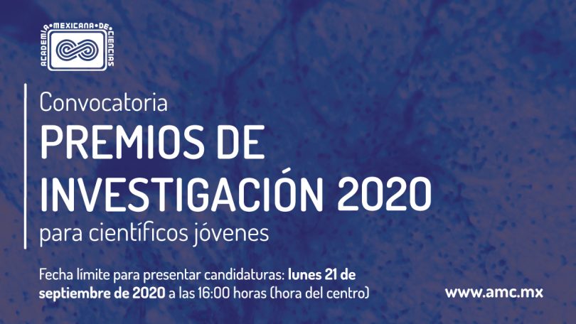 Premios de Investigación 2020 para científicos jóvenes