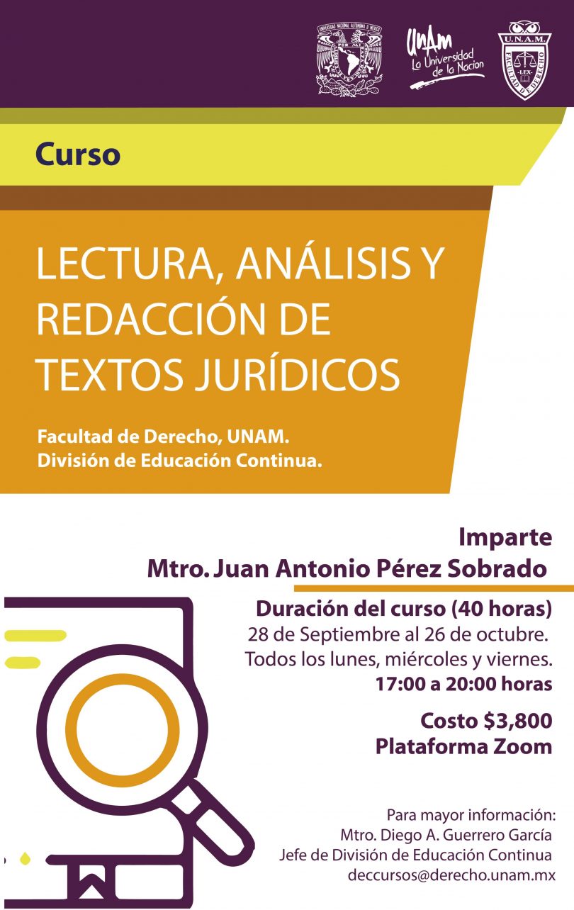 Lectura, Análisis y Redacción de Textos Jurídicos