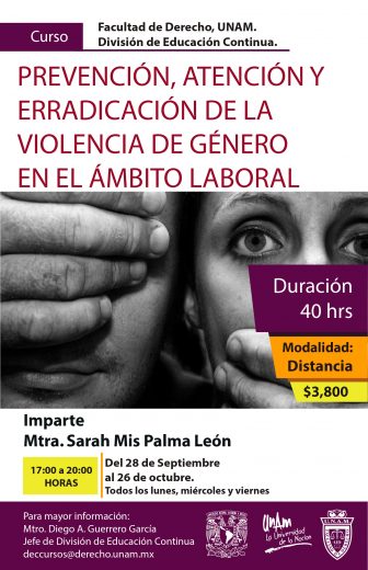 Prevención de la violencia de género en el ámbito laboral