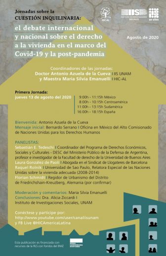 Jornadas sobre la cuestión inquilinaria