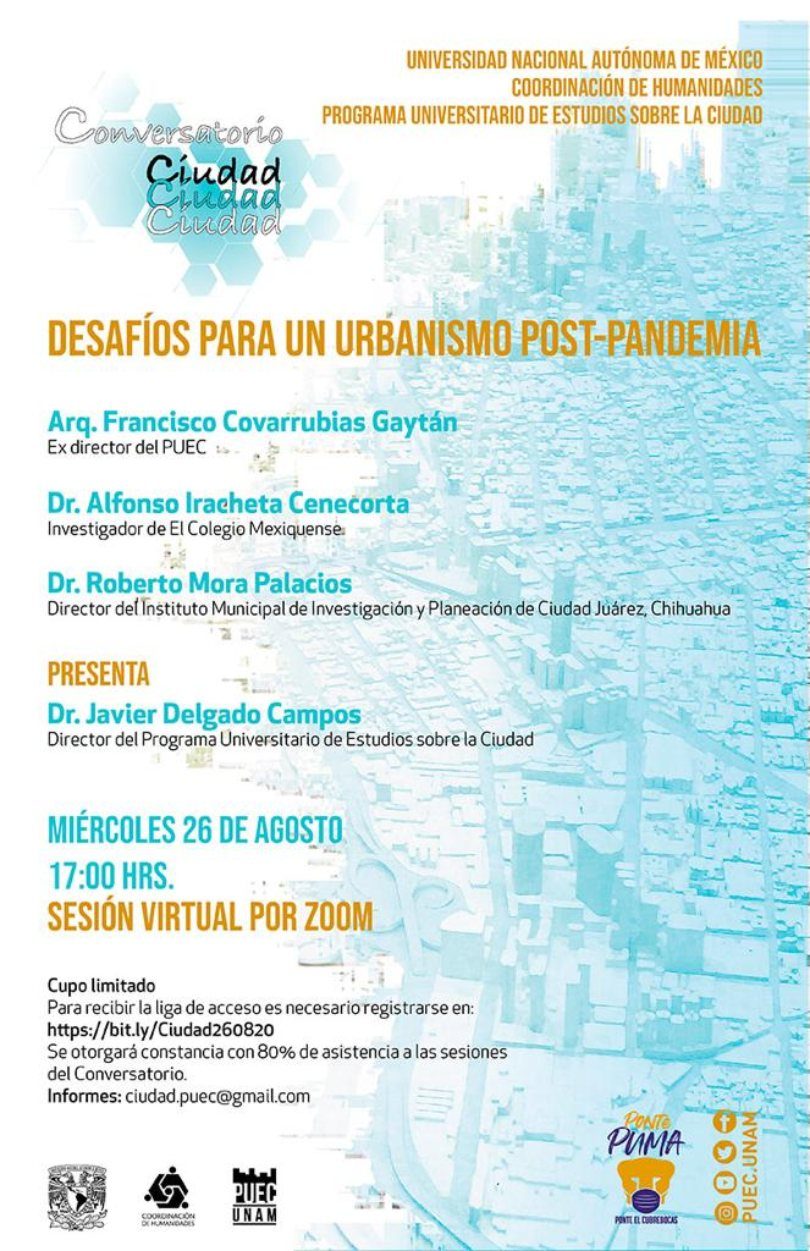 Desafíos para un urbanismo post-pandemia