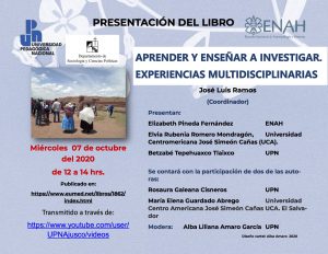 Presentación de Libro: Aprender y enseñar a investigar. Experiencias multidisciplinarias