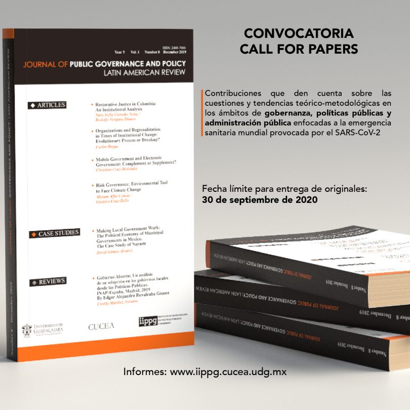 Convocatoria Journal of Public Governance and Policy