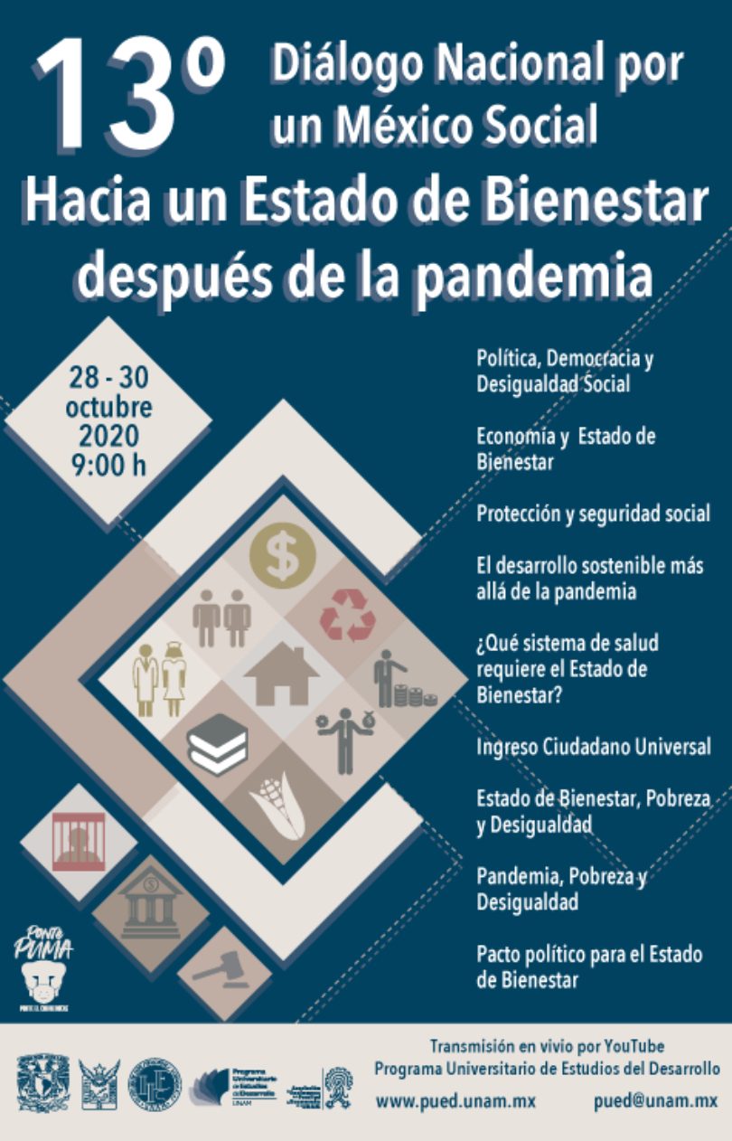 13° Diálogo Nacional por un México Social. Hacia un Estado de bienestar después de la pandemia