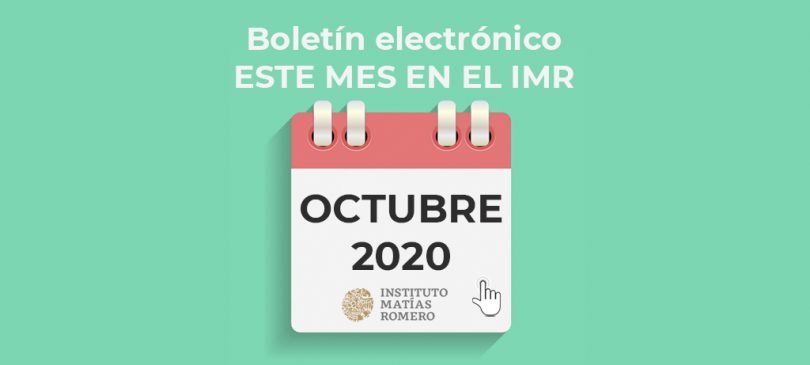 Instituto Matías Romero, boletín octubre 2020