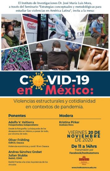 Violencias estructurales y cotidianidad en contextos de pandemia