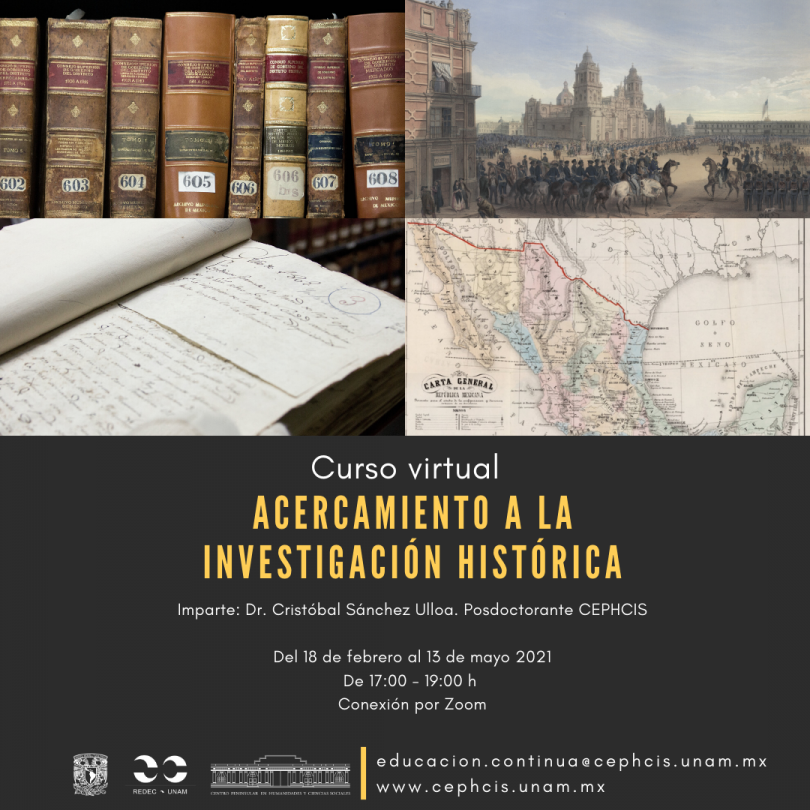 Curso “Acercamiento a la investigación histórica”