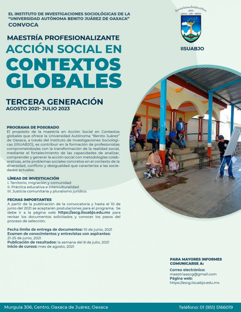 Maestría en Acción Social en Contextos Globales