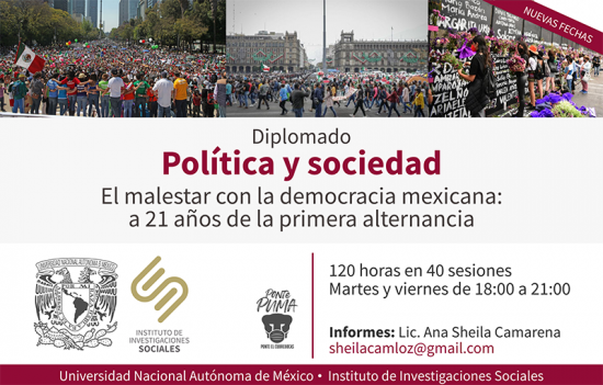 Diplomado El malestar con la democracia mexicana
