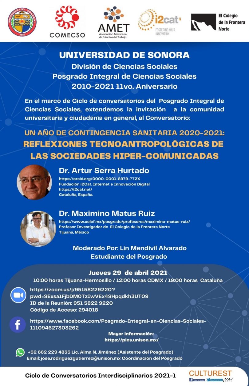 Reflexiones tecnoantropológicas de las sociedades hiper-comunicadas