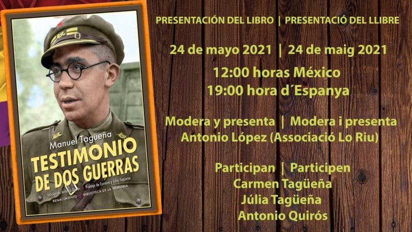 Presentación del libro "Testimonio de dos guerras"