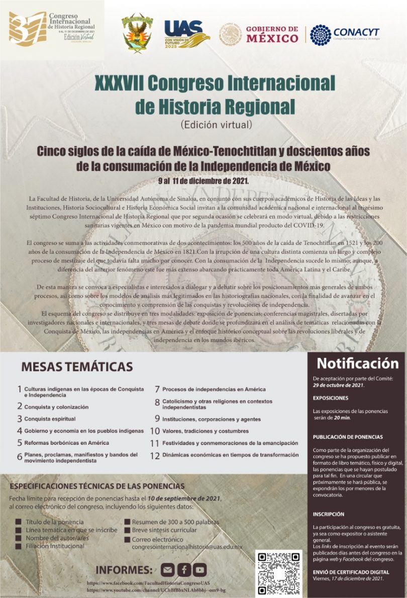 XXXVII Congreso Internacional de Historia Regional