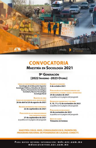 Maestría en Sociología