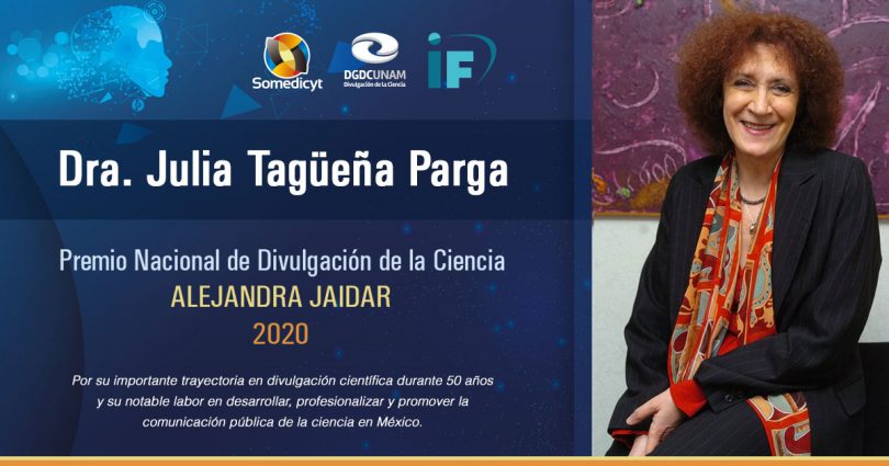 Premio Nacional de Divulgación de la Ciencia “Alejandra Jaidar” 2020