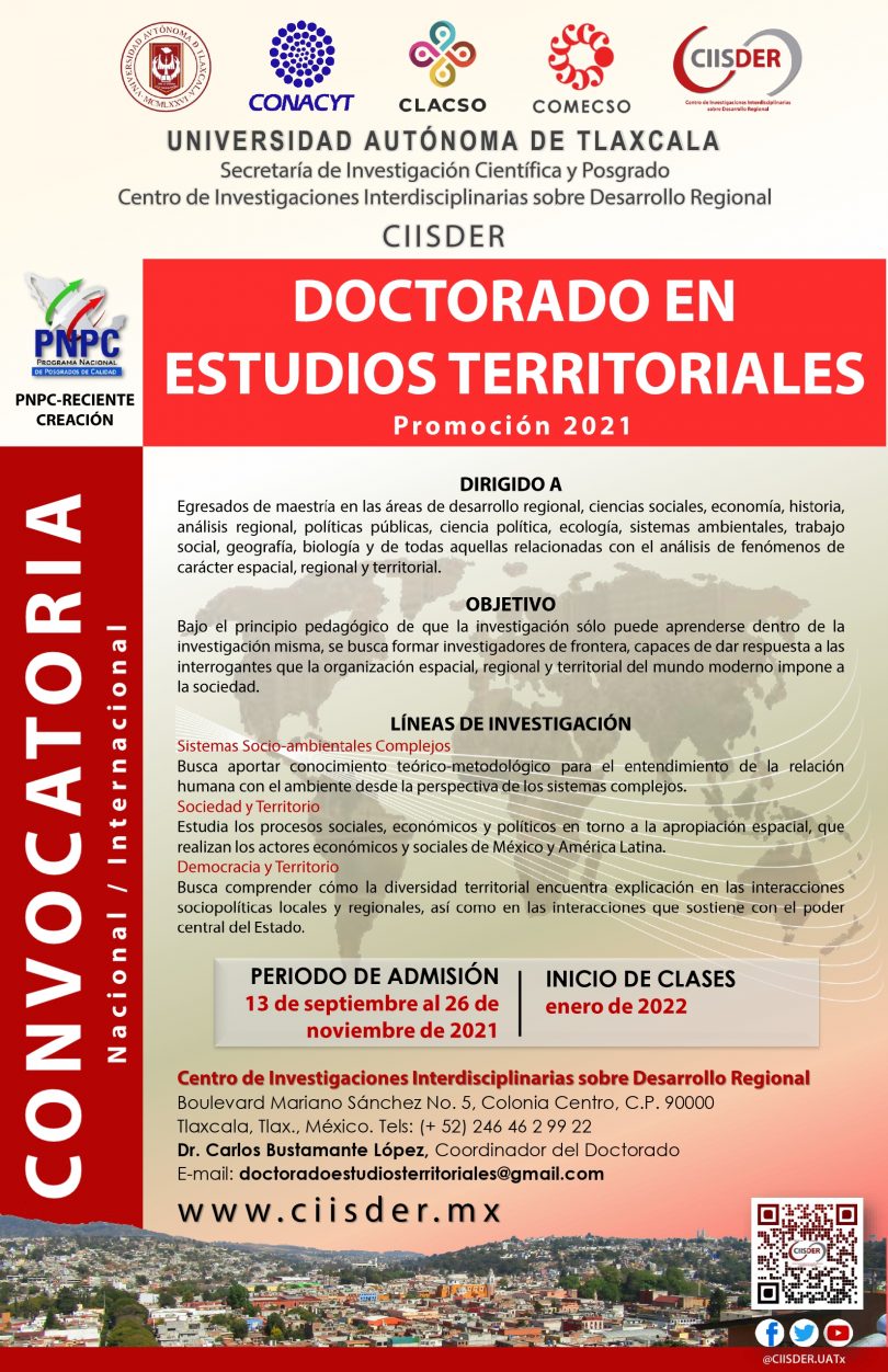 Doctorado en Estudios Territoriales