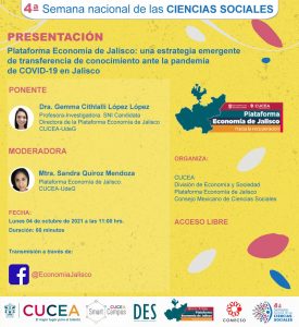 Plataforma Economía de Jalisco: una estrategia emergente de transferencia de conocimiento ante la pandemia del COVID-19 en Jalisco