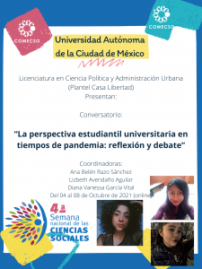 La perspectiva estudiantil universitaria en tiempos de pandemia: reflexión y debate