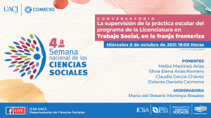 La supervisión de la práctica escolar del Programa de Licenciatura en Trabajo Social, en la franja fronteriza