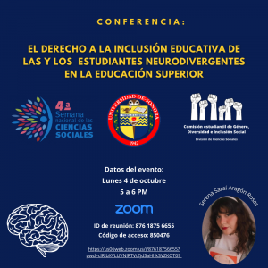 El derecho a la Inclusión Educativa de las y los estudiantes neurodivergentes en las Instituciones de Educación Superior.