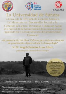 Políticas para vidas en situación de prostitución. Aportes desde la Antropología, del Dr. Ángel Christian Luna Alfaro(UDG)