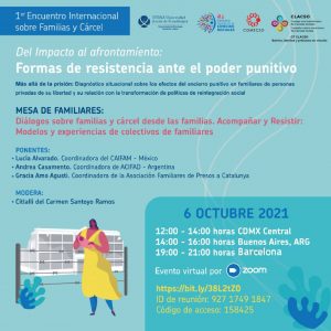 Diálogos sobre familias y cárcel desde las familias  Acompañar y Resistir: modelos y experiencias de colectivos de familiares