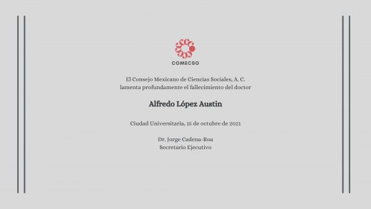 Alfredo López Austin. In memoriam