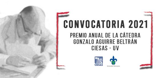 Premio de la Cátedra Gonzalo Aguirre Beltrán 2021