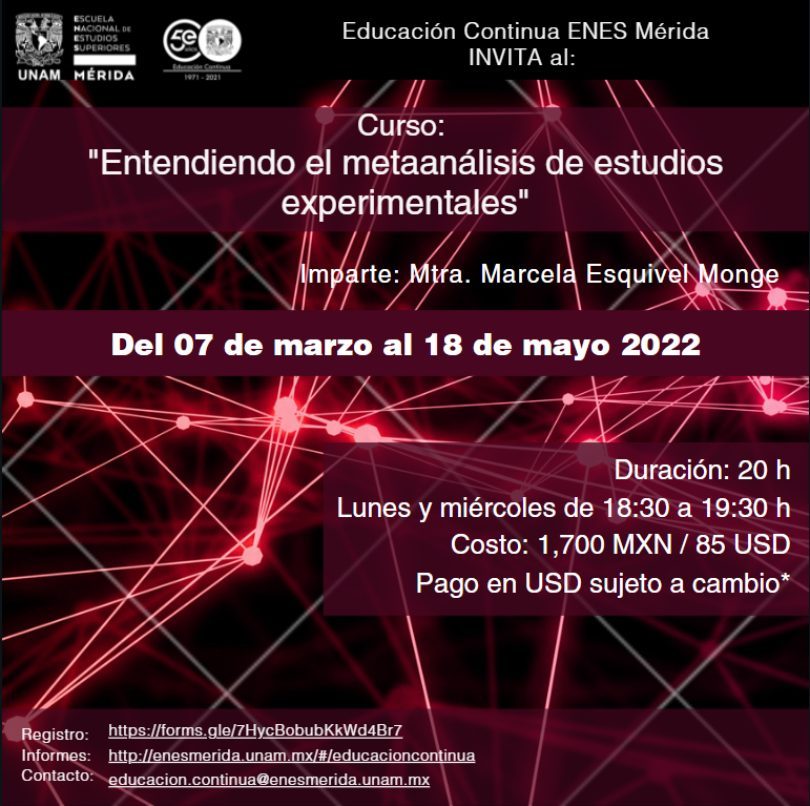 Entendiendo el metaanálisis de estudios experimentales