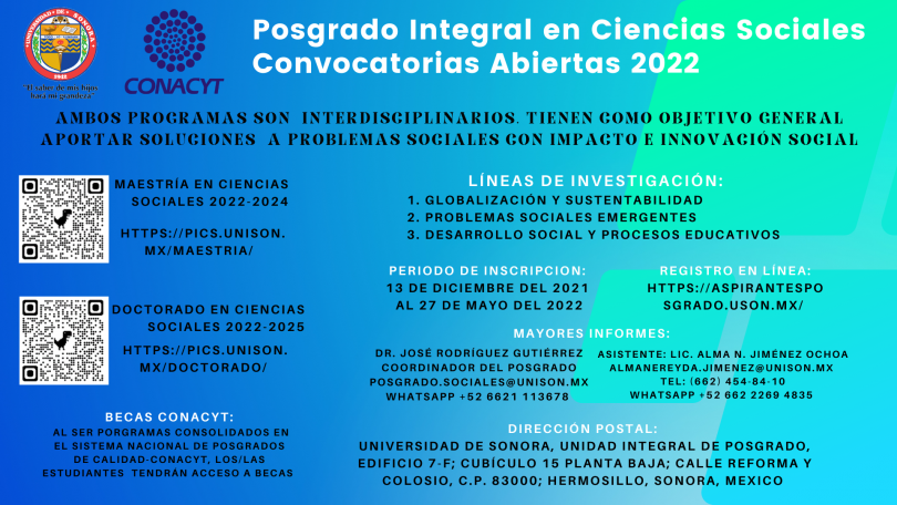 Posgrado Integral en Ciencias Sociales