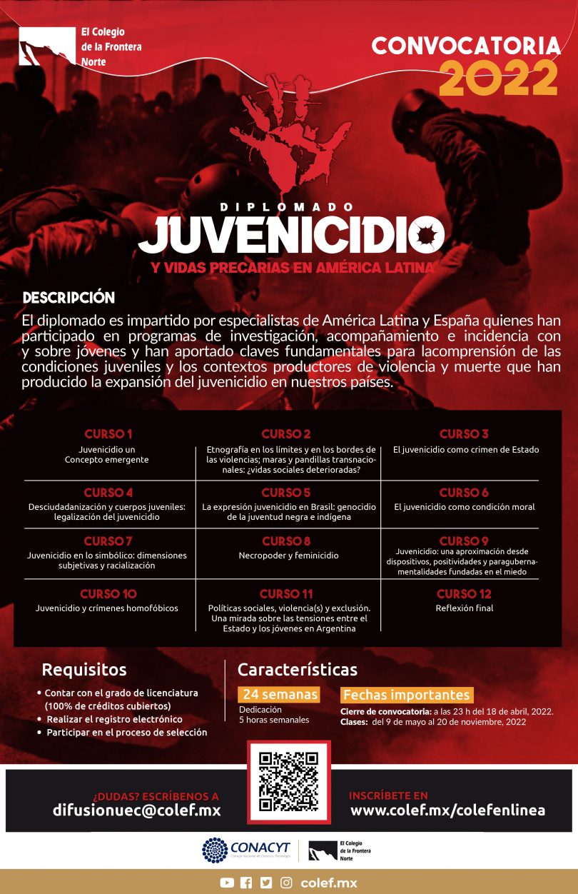 Diplomado Juvenicidio y Vidas Precarias en América Latina