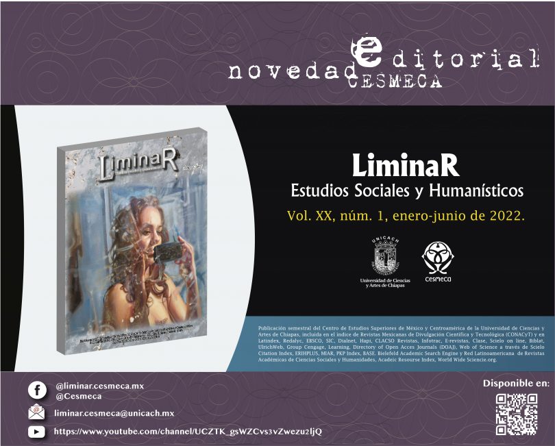 Liminar. Estudios sociales y Humanísticos, vol. 20, núm. 1