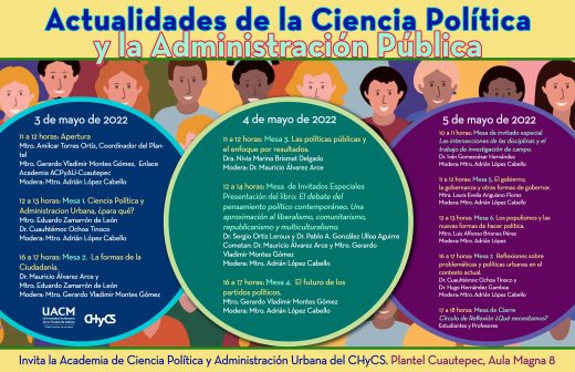 Actualidades de la Ciencia Política y la Administración Pública