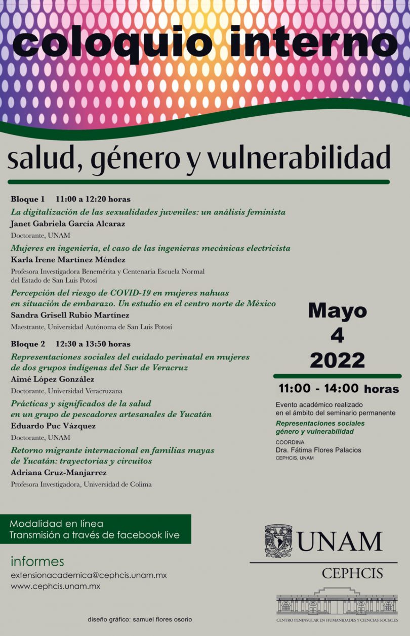 Coloquio Salud, género y vulnerabilidad