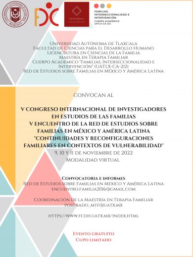 V Congreso Internacional de Investigadores en Estudios de las Familias