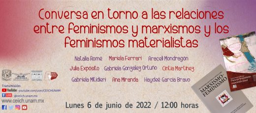 CEIICH conversa en torno a feminismos y marxismos