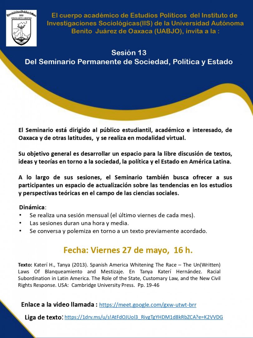 Seminario Permanente de Sociedad, Política y Estado